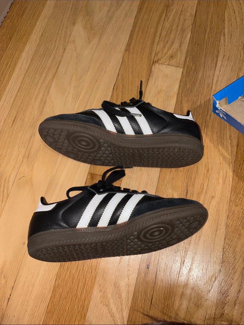 adidas Black and White Samba Low-Top Sneakers